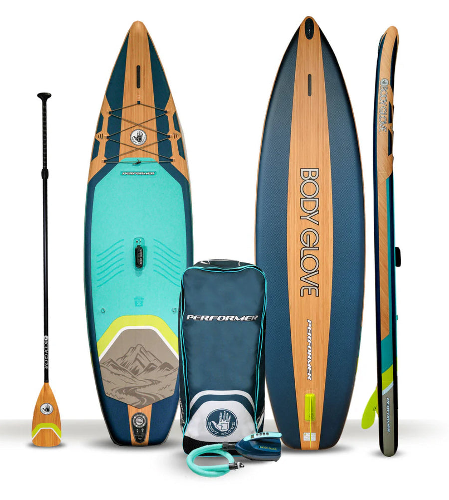 Body Glove Performer 11 inflatable paddle board package