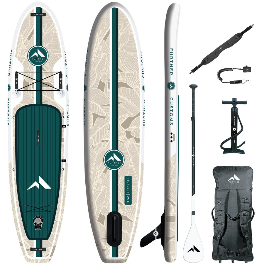 Further Customs Avalon Emerald inflatable stand up paddle board