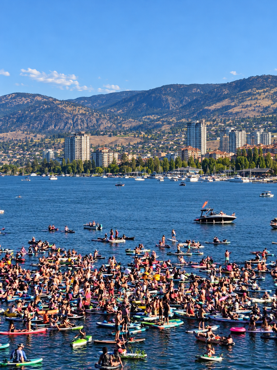 10+ Paddle Board Group Rental – Kelowna & West Kelowna