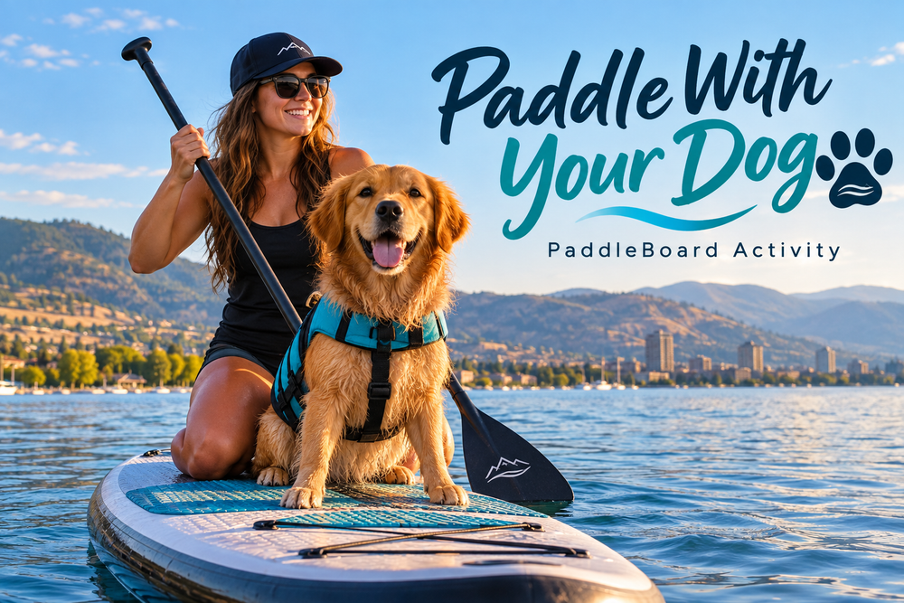SUPCove inflatable paddle board for Kelowna, BC and Okanagan Lake