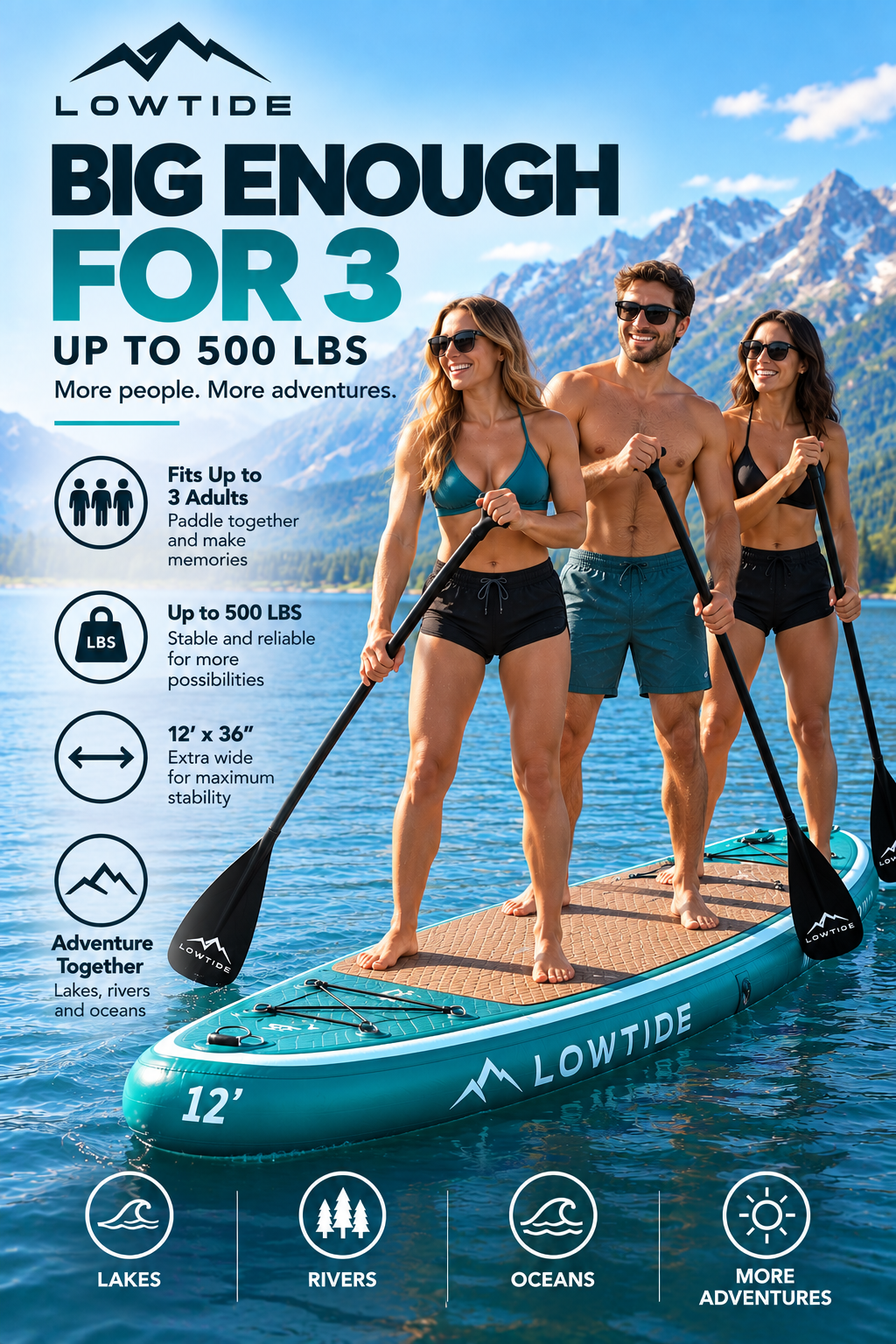 SUPCove inflatable paddle board for Kelowna, BC and Okanagan Lake