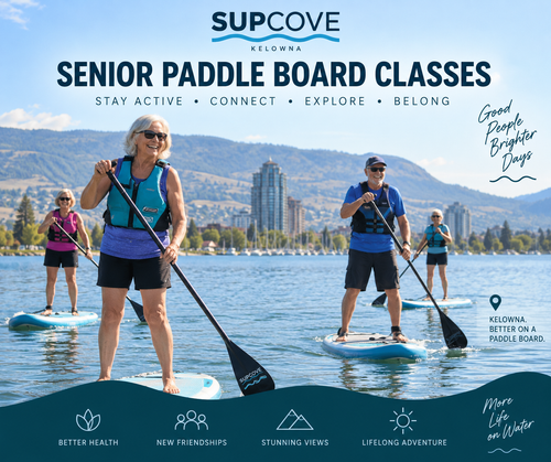 SUPCove inflatable paddle board for Kelowna, BC and Okanagan Lake