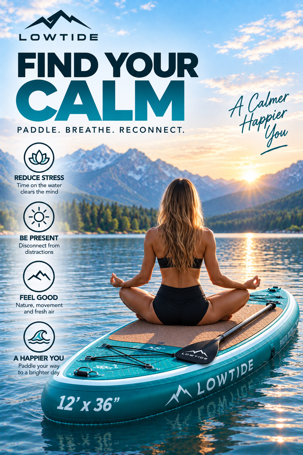 SUPCove inflatable paddle board for Kelowna, BC and Okanagan Lake