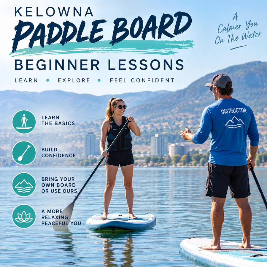 SUPCove inflatable paddle board for Kelowna, BC and Okanagan Lake