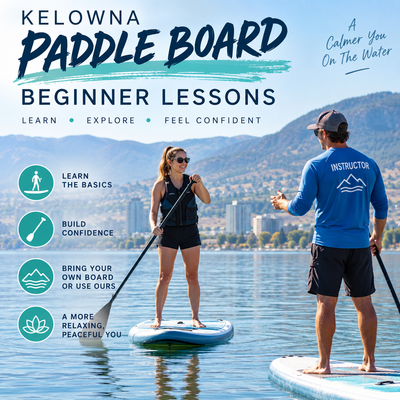 SUPCove inflatable paddle board for Kelowna, BC and Okanagan Lake