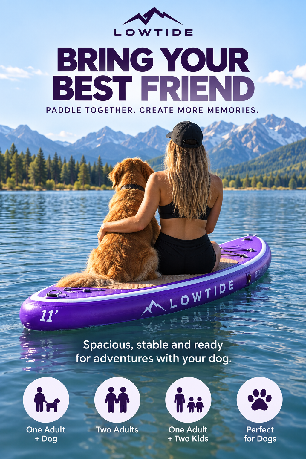 SUPCove inflatable paddle board for Kelowna, BC and Okanagan Lake